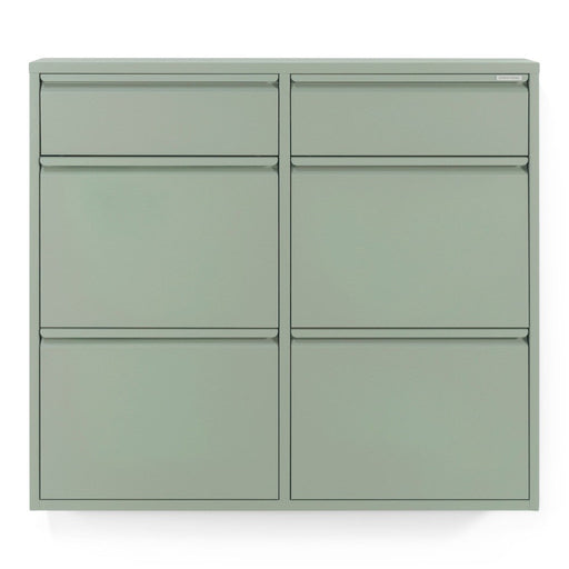 BILLY 6 Schoenenkast | Dusty Green | Staal Spinder Design-Schoenenrekken-Spinder