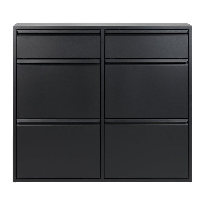 BILLY 6 Schoenenkast | Zwart | Staal Spinder Design-Schoenenrekken-Spinder