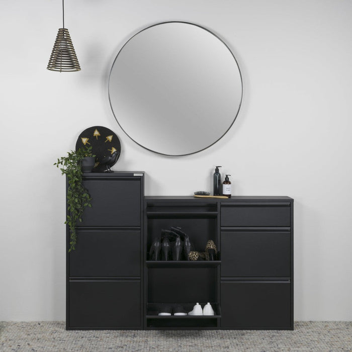 BILLY 6 Schoenenkast | Zwart | Staal Spinder Design-Schoenenrekken-Spinder