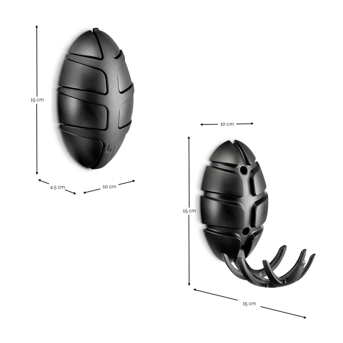 BUG Wandkapstok - Dusty Green / Dusty Green Spinder Design-Kapstokken-Spinder