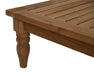 Bahama Salontafel - 80x80x30 - Naturel - Teak-Salontafels-HSM Collection