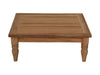 Bahama Salontafel - 80x80x30 - Naturel - Teak-Salontafels-HSM Collection