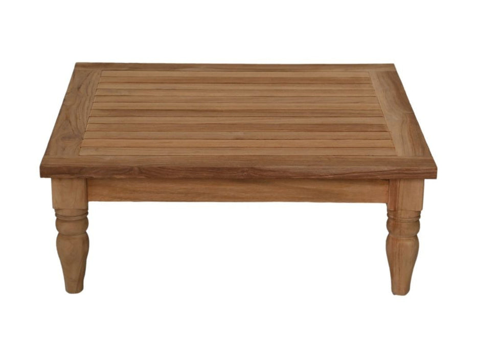 Bahama Salontafel - 80x80x30 - Naturel - Teak-Salontafels-HSM Collection