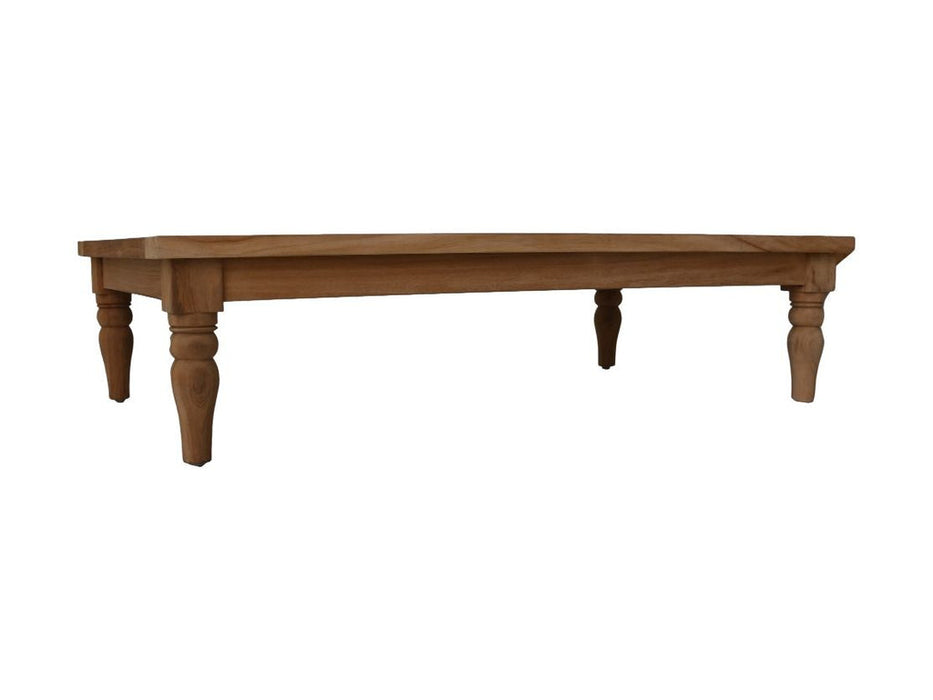 Bahama Salontafel Tuin - 125x70x30 - Naturel - Teak-Salontafels-HSM Collection