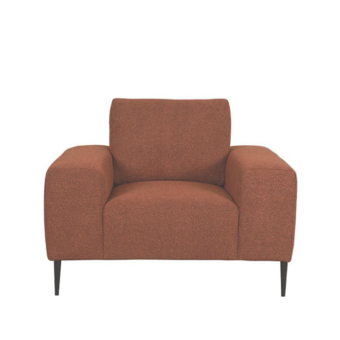 Bank Ferraro 1-Zits 112x88x85 cm Roest Boucle-1-Zitsbanken-LABEL51