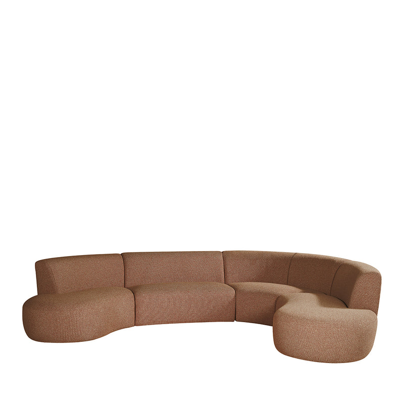 Bank Florence Coral Boucle U-Bank 350x262x77 cm-3-Zitsbanken-LABEL51
