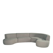 Bank Florence Mushroom Boucle U-Bank-3-Zitsbanken-LABEL51