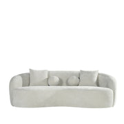 Bank Novo Naturel Chenille 3-Zits 236x124x80 cm-3-Zitsbanken-LABEL51