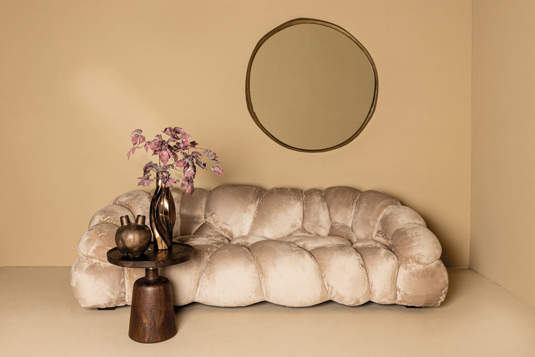 3-Seater Sofas 3-seater sofa Nubibus Sofa Dark Taupe - 114x253 cm height 76 cm - 721550
