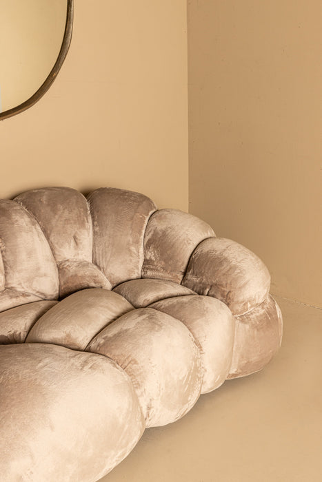 3-Seater Sofas 3-seater sofa Nubibus Sofa Dark Taupe - 114x253 cm height 76 cm - 721550