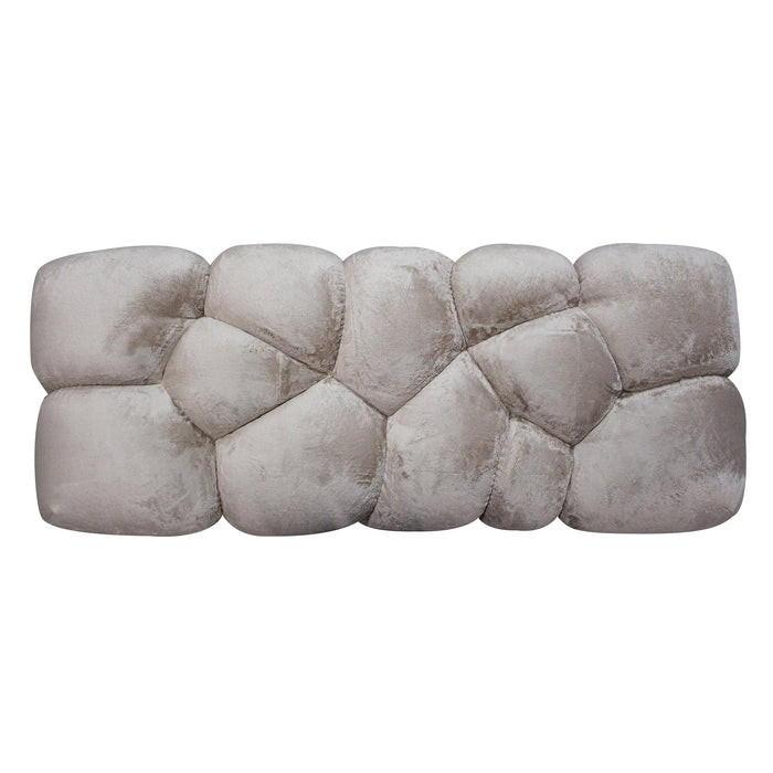 3-Sitzer Sofas 3-Sitzer Sofa Nubibus Bank Beige - 160x60 cm Höhe 41 cm - 731189