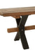 Bank Verouderd hout bruin-Bankjes-J-Line