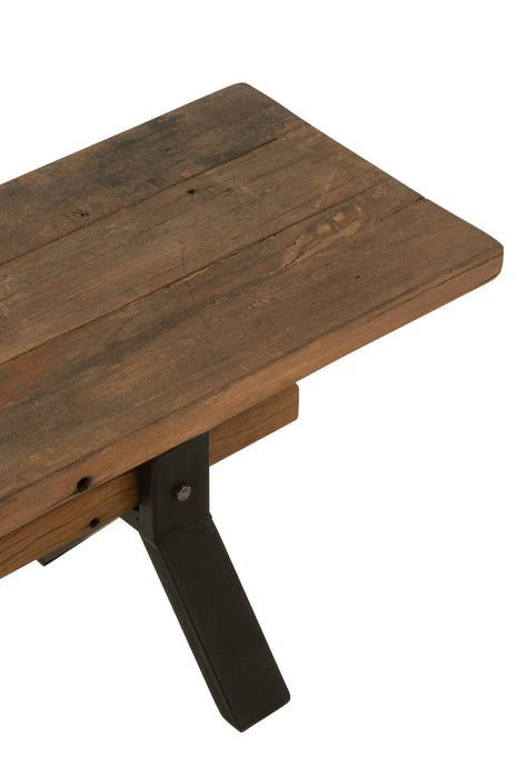 Bank Verouderd hout bruin-Bankjes-J-Line