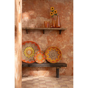 Bankje Brut Gerecycled Hout Bruin 190x38x46 cm-3-Zitsbanken-J-Line