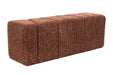 Bankje Dance Polyester Terracotta 120 cm – productaanzicht