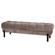 Bankje Melbourne Elegant 100% Polyester Beige 160x47x48 727204-Bankjes-PTMD