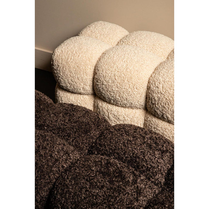 Bankje Teddy Polyester Beige-Bankjes-PTMD