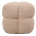 Bankje Teddy Polyester Beige-Bankjes-PTMD
