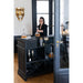 Decoratie Zwart Mangohout hout 55x180 cm-Wanddecoratie-J-Line