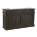 Decoratie Zwart Mangohout hout 55x180 cm-Wanddecoratie-J-Line