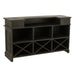 Decoratie Zwart Mangohout hout 55x180 cm-Wanddecoratie-J-Line