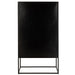 Bar Cabinet Ano Iron | Mango Hout Zwart | Brown-Opbergkasten-J-Line