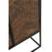 Bar Cabinet Ano Iron | Mango Hout Zwart | Brown-Opbergkasten-J-Line