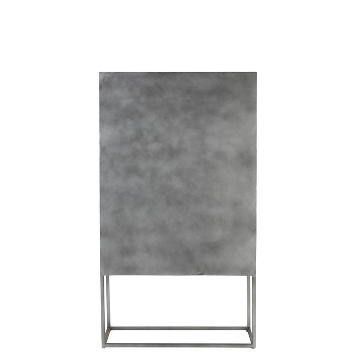 Bar Cabinet Shanil 2 Doors Hout | Iron Natuurlijk | Grey-Opbergkasten-J-Line