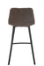 Bar Chair Kent Metal/Polyester Brown-Barkrukken-J-Line