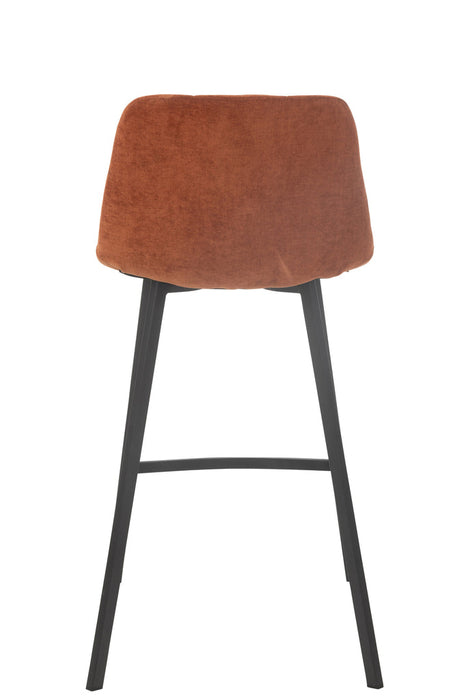 Bar Chair Kent Metal/Polyester Rust-Barkrukken-J-Line