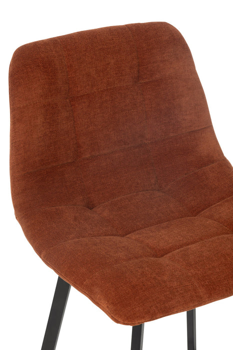 Bar Chair Kent Metal/Polyester Rust-Barkrukken-J-Line