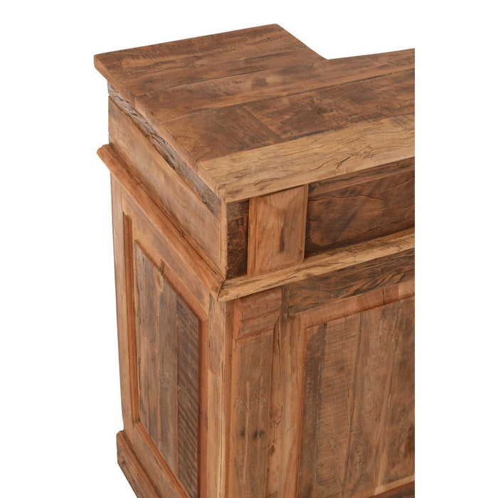 Lamp Naturel Recycled hout 55 cm-Tafellampen-J-Line