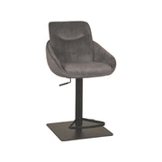Barkruk Beauty Antraciet Cosmo Gaslift 52x89x113 cm-Barkrukken-LABEL51