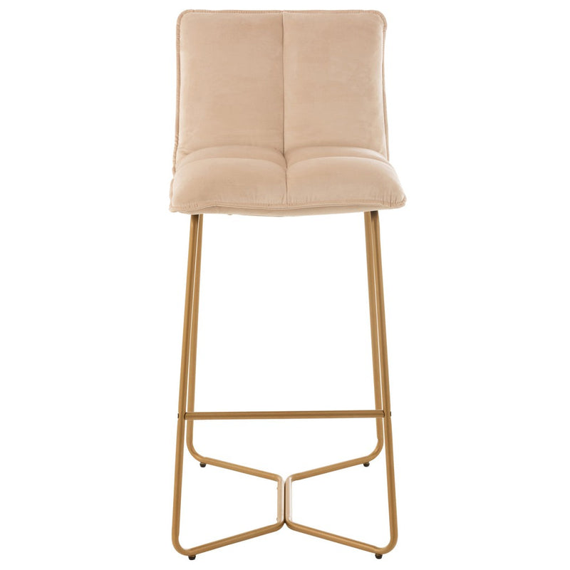 Barkruk Beige Multiplex 47 cm 47x55x104 cm-Barkrukken-J-Line