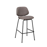 Barkruk Bello Taupe Micro Suede Hoog 46x53x105 cm-Barkrukken-LABEL51