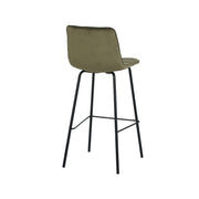 Barkruk Bistro Hunter Fluweel Hoog #2 44x51x115 cm-Barkrukken-LABEL51