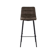 Barkruk Bistro Moss Micro Suede Hoog 44x51x115 cm-Barkrukken-LABEL51
