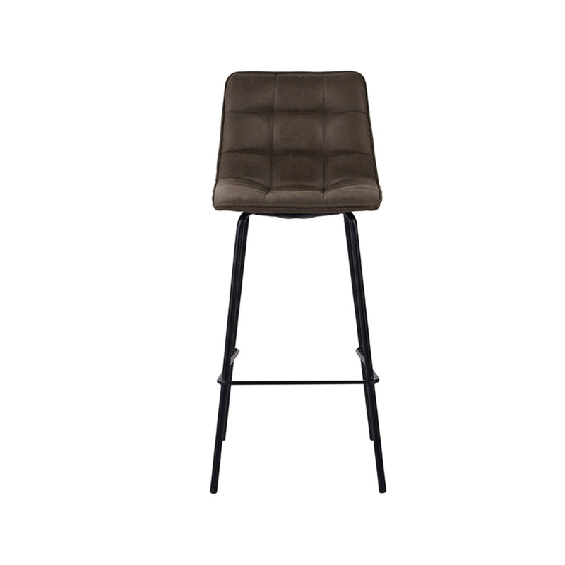 Barkruk Bistro Moss Micro Suede Hoog 44x51x115 cm-Barkrukken-LABEL51