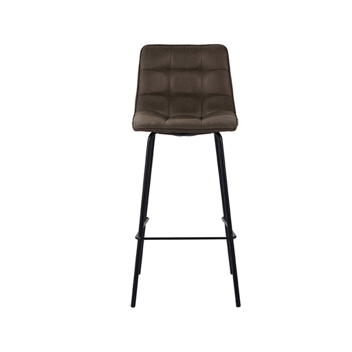 Barkruk Bistro Moss Micro Suede Hoog 44x51x115 cm-Barkrukken-LABEL51