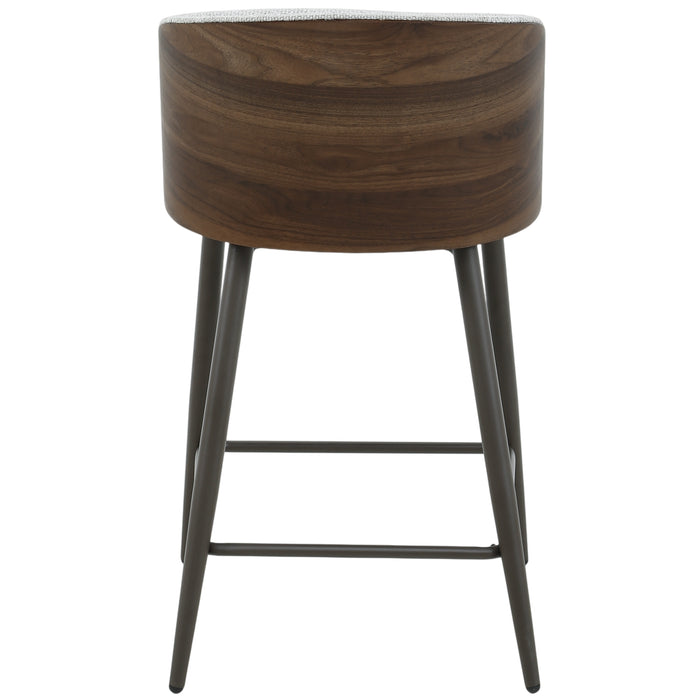Barkruk Bosca Polyester Bruin-Barkrukken-PTMD