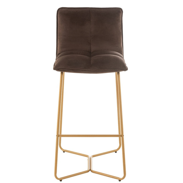 Barkruk Bruin Multiplex 47 cm-Barkrukken-J-Line