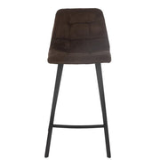 Barkruk Bruin Polyester 43 cm 43x46x95 cm-Barkrukken-J-Line