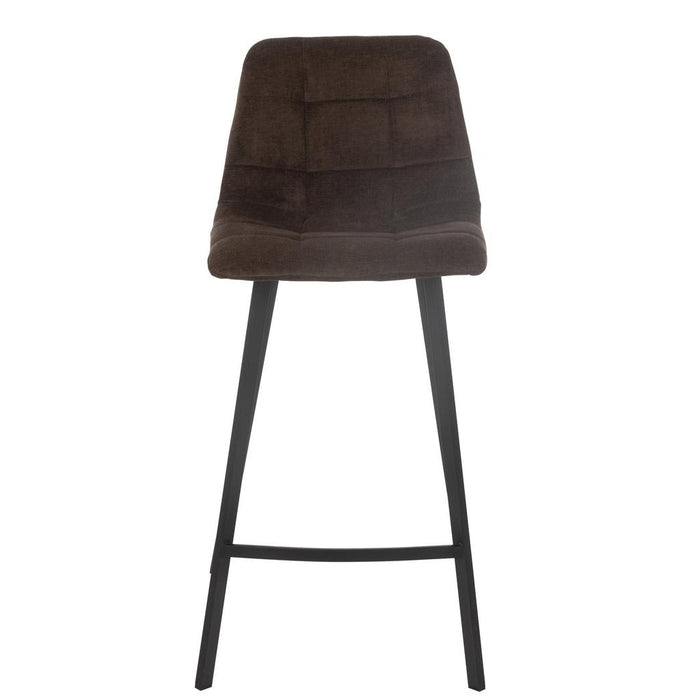 Barkruk Bruin Polyester 43 cm 43x46x95 cm-Barkrukken-J-Line