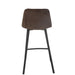 Barkruk Bruin Polyester 43 cm 43x46x95 cm-Barkrukken-J-Line