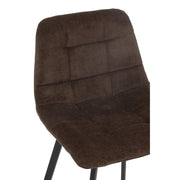 Barkruk Bruin Polyester 43 cm 43x46x95 cm-Barkrukken-J-Line