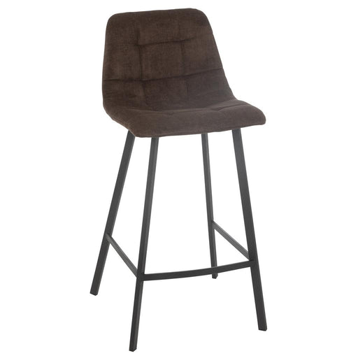 Barkruk Bruin Polyester 43 cm 43x46x95 cm-Barkrukken-J-Line