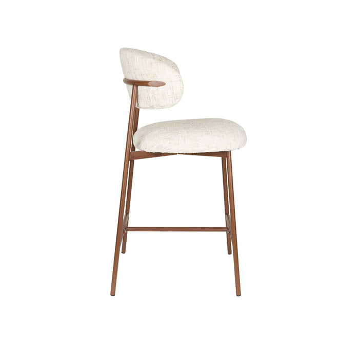 Barkruk Claes Off-White-Eetkamerstoelen-Creating Home