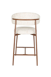 Barkruk Claes Off-white Polyester Wit 65cm-Barkrukken-Creating Home