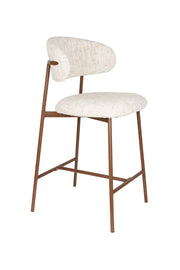 Barkruk Claes Off-white Polyester Wit 65cm-Barkrukken-Creating Home
