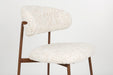 Barkruk Claes Off-white Polyester Wit 65cm-Barkrukken-Creating Home